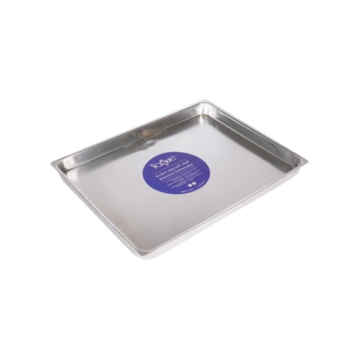 [AL-131] Vague Aluminum Rectangular Kunafa Tray 33 cm x 44 cm / 0.5 mm