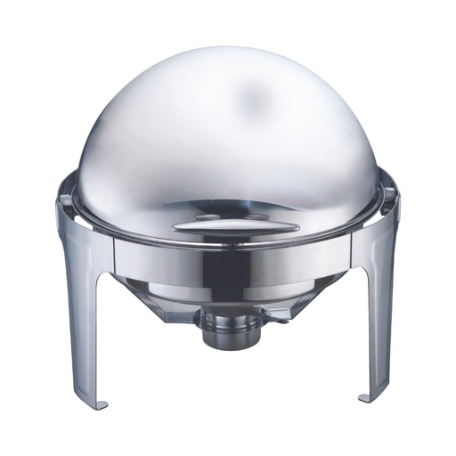 [BF-018] Vague Stainless Steel Round Chafing Dish 6 Liter with Fuel Holder