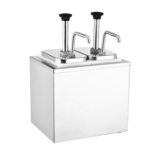 [BF-087] Vague S.Steel Double Condiment Dispenser 3L