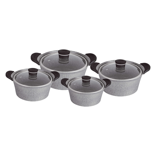 [CW-006] Vague Die Cast Aluminium Cookware 16 Pieces Set