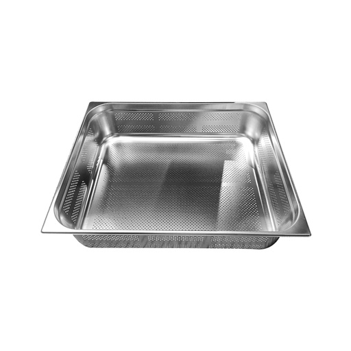[GN-069-U6] Vague Stainless Steel Perforated Gastronorm Pan GN-Perforated 2/1 -150 mm