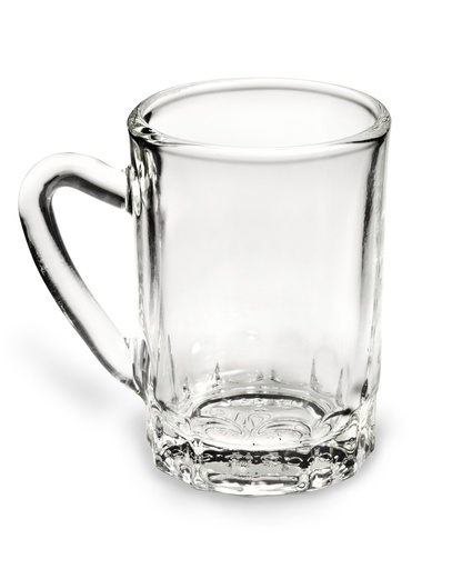 [04-342] Vague Glass Classic Glass Tea Cup