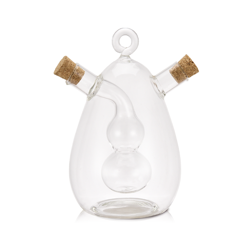 [04-422] Vague Glass Oil & Vinegar Bottle 46 ml / 400 ml