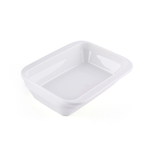 [08-1383] Porceletta Ivory Porcelain Rectangular Dish 14 cm