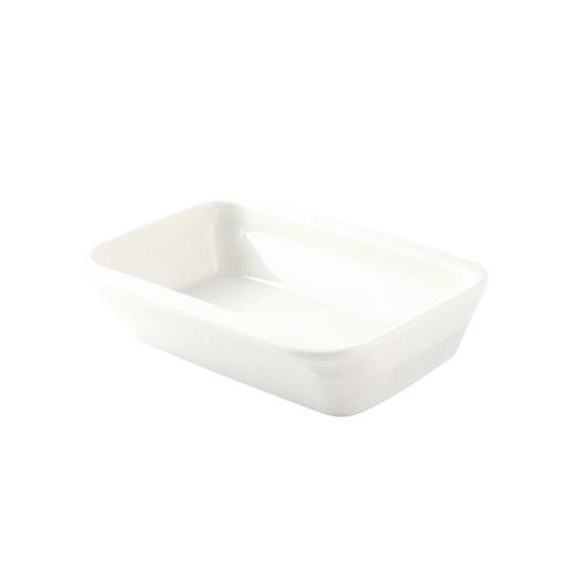 [08-1383W] Porceletta Ivory Porcelain Rectangular Dish 14 cm