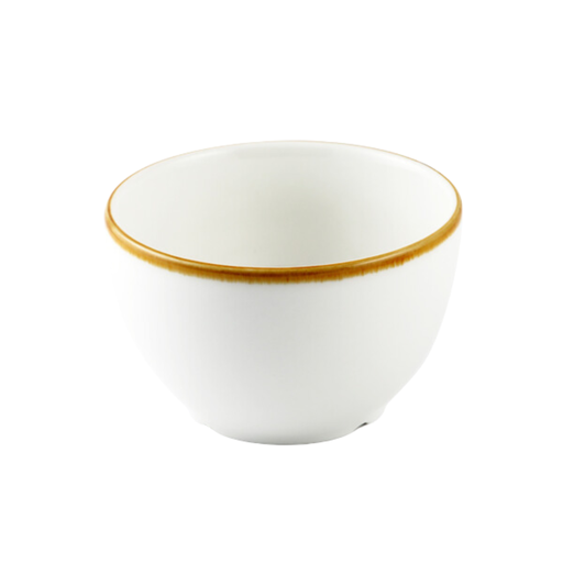 [08-1393D1] Porceletta Ivory Mocha Porcelain Soup Cup 11.3 cm / 4"