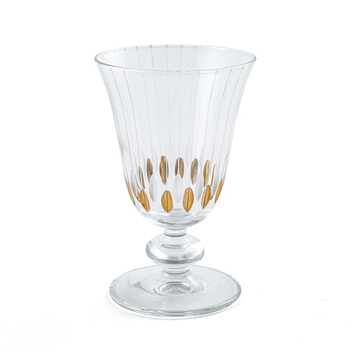 [07-012] Transparent Drinking Glass Footed Glass Small