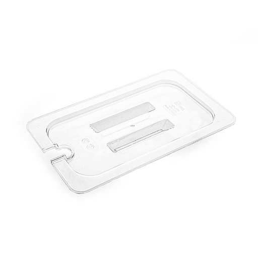 [13-077N] PC Plastic Transparent Quarter Size Food Pan Cover 2.5 cm