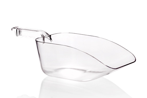 [13-090] Transparent Plastic Scoop 56oz