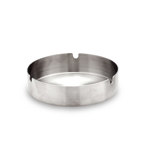 [13-108] Stainless Steel Ashtray 12 cm