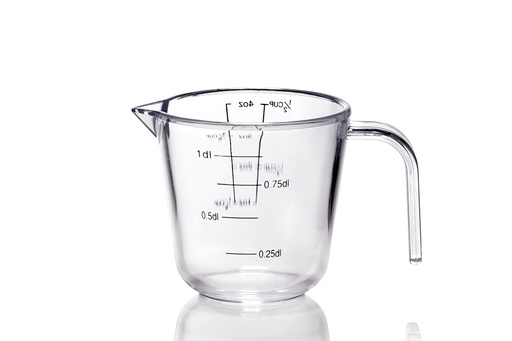 [13-112] Transparent Measurment Jug 120 ml