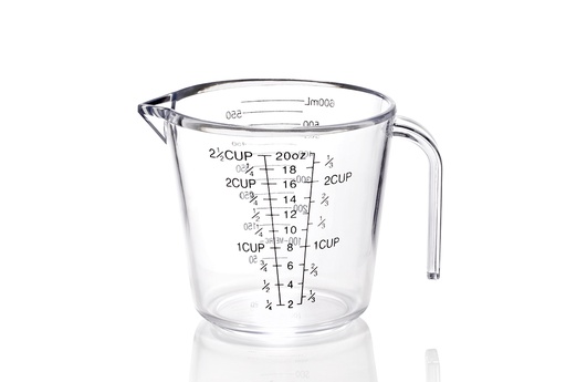 [13-114] Transparent Measurment Jug 600 ml
