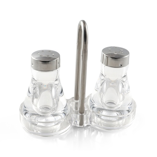 [13-134] Acrylic Salt & Pepper Silver