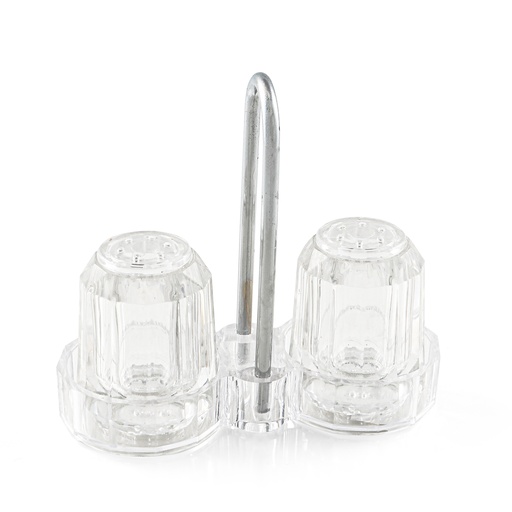 [13-135] Acrylic Salt & Pepper Silver