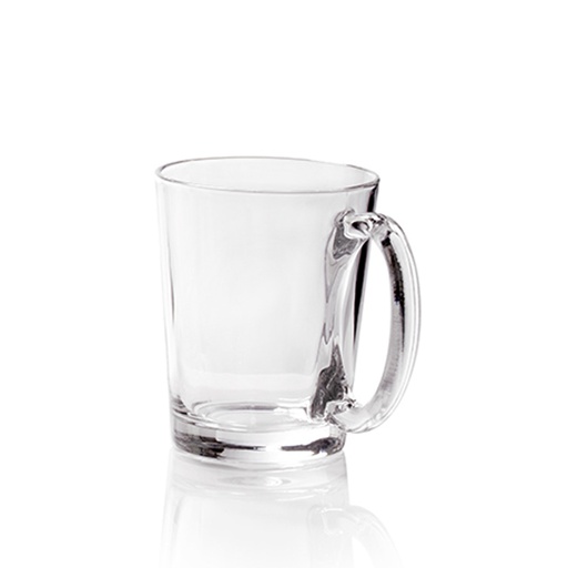 [13-176] Transparent Glass Tea Mug,Transparent