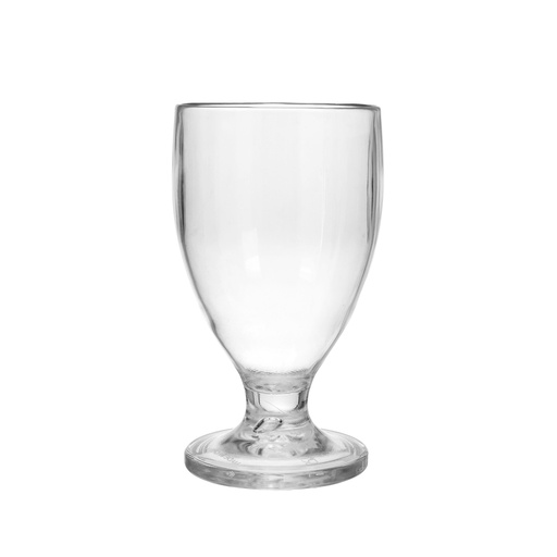 [13-205] Transparent Plastic Water Goblet 430 ml