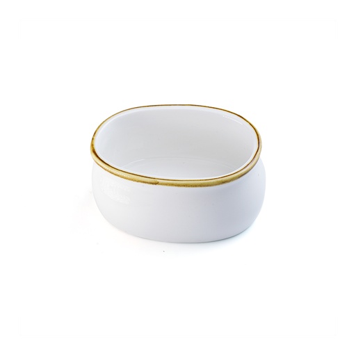 [08-159D1] Porceletta Ivory Mocha Porcelain Sugar Pot 9.5 cm / 4"