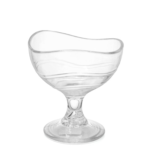 [13-279] Transparent PC Ice Cream Cup 180 ml 9.5 cm