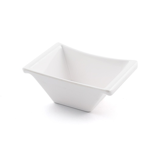 [13-294] White Melamine Plate 12.9 cm