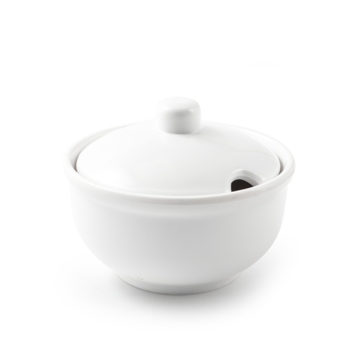 [13-298] White Melamine Tureen 8.1 cm