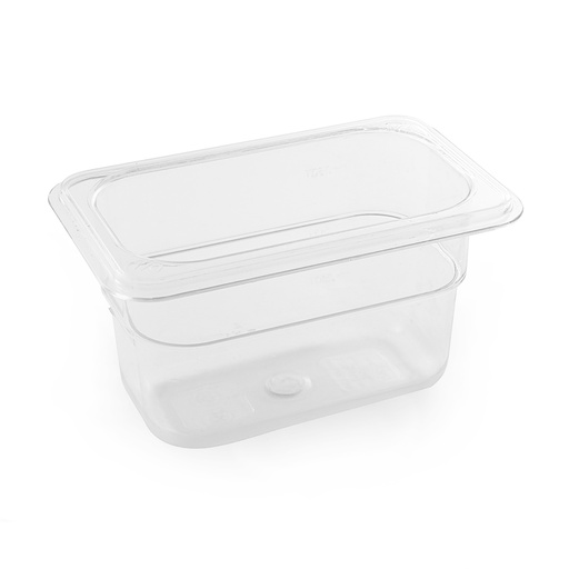 [13-332N] PC Plastic Transparent 1/9 Food Pan 10 cm