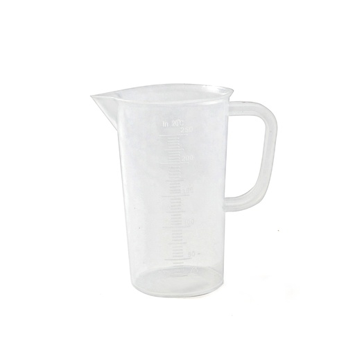 [13-439] Transparent Plastic Measuring Jug 250 ml