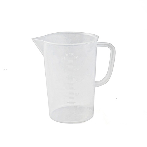 [13-440] Transparent Plastic Measuring Jug 500 ml