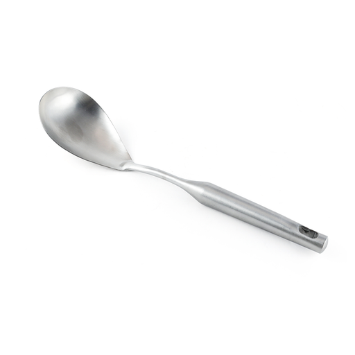 [13-449] Heavy Duty Stainless Steel Solid Cooking Spoon