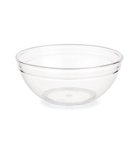 [13-535] Transparent Polycarbonate Dessert Cup Salad Bowl 680 ml