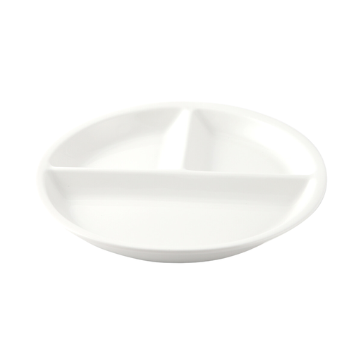 [08-214] صحن بورسلان 9" مقسم بثلاثة فواصل