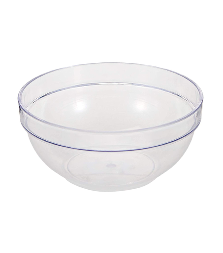 [13-541] Transparent AS Plastic Salad Bowl 450 ml