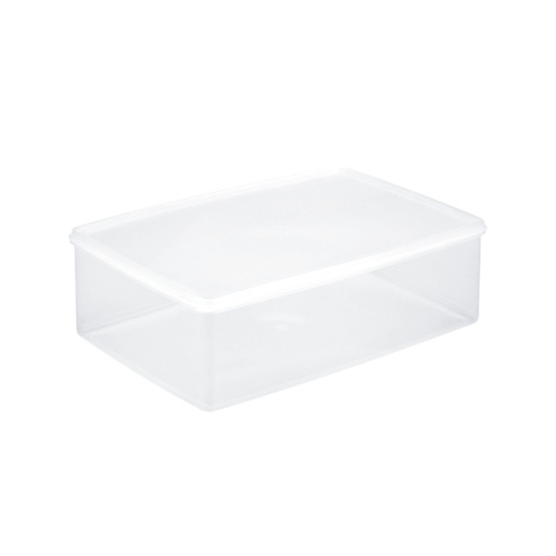 [13-546] White Plastic Food Storage Box 6.3 Liter