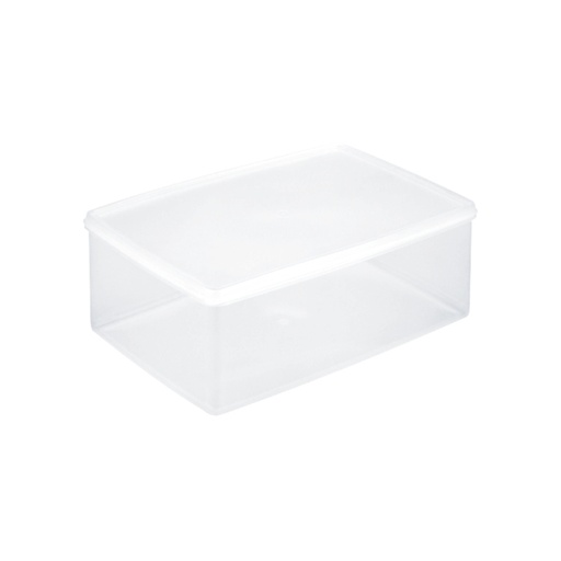 [13-547] White Plastic Food Storage Box 4.6 Liter