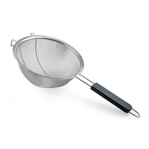 [Y13-756] Stainless Steel Strainer 25 cm Black