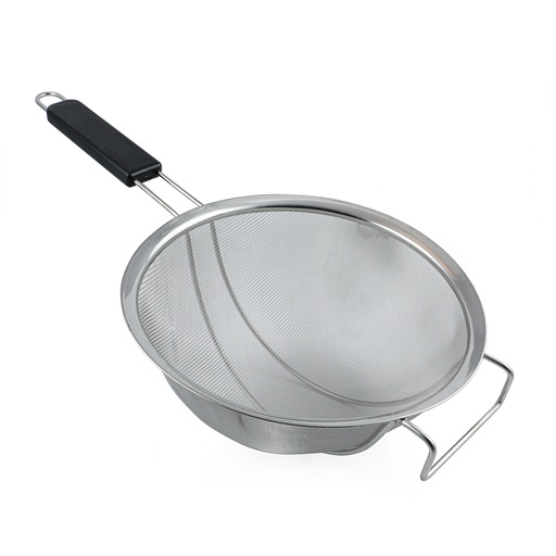 [Y13-758] Stainless Steel Strainer 30 cm Black