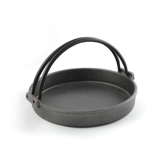 [Y13-779] Cast Iron Deep Plate with Handle 18 cm