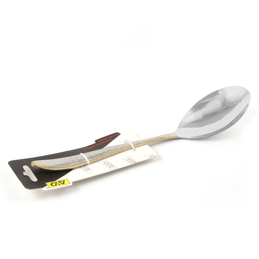 [Y13-843] Stainless Steel Serving Spoon Gold