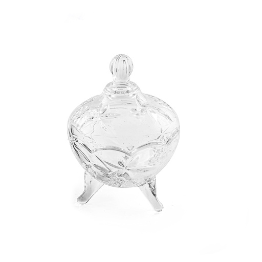 [Y13-910] Glass Candy Bowl 13 cm x 10 cm Transparent