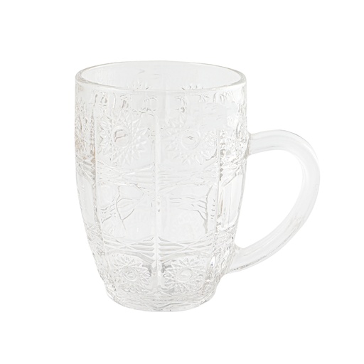 [Y13-927] Transparent 500 ml Glass Mug