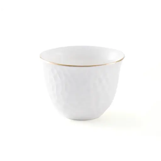 [03-165] Decopor Porcelain 12 Piece Cawa Cup Set 60 ml