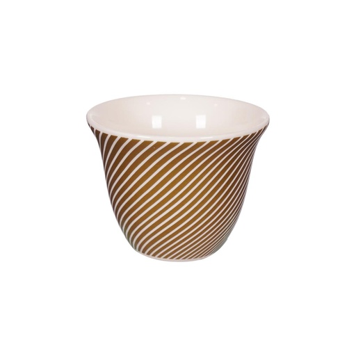 [03-384] Decopor 12 Pieces Amber Cawa Cups Set