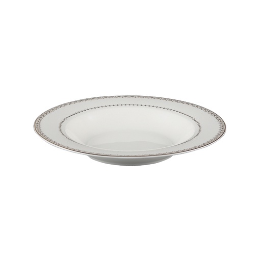 [03-402] Decopor 8.5“ Soup Plate Golden Design