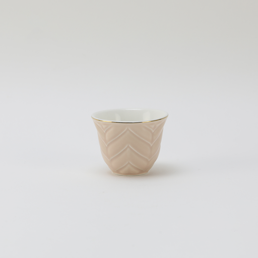 [RP-053] طقم تقديم شاي/قهو سكر ديكوبور بلون الخوخ الوردي، 27 قطعة، 100 مل، 50 مل RS-1919