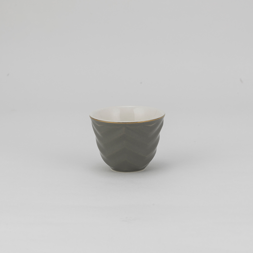[RP-107] Decopor Dark Grey Tea/cawa/sugarpot 27pcs serving set 100 ml,50 ml RS-2020