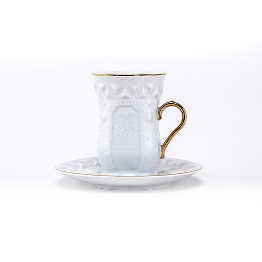 [RP-165] Decopor Azure 6/6 Tea cup and saucer 100 ml RS-2121