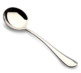 [13-122] Linayu Stainless Steel Plano Soup Spoon
