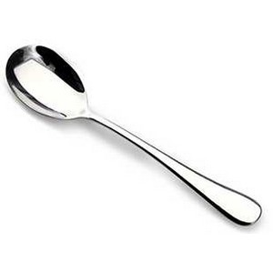 [13-128] Linayu Stainless Steel Plano Serving Spoon