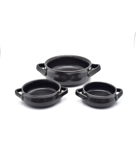 [03-298] Che Brucia Black Procelain Dinning Fire Bowl 20 cm