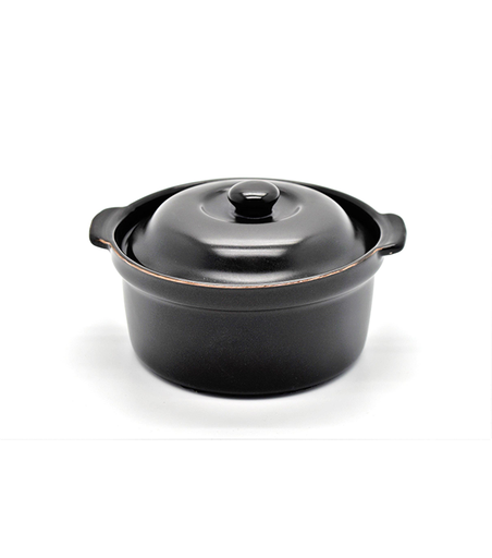 [03-301] Che Brucia Black Fire Pot with Cover 14.5 cm