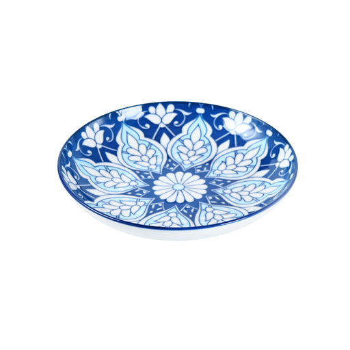 [D03-120] Che Brucia 8.25" Soup Plate Mosaic Design